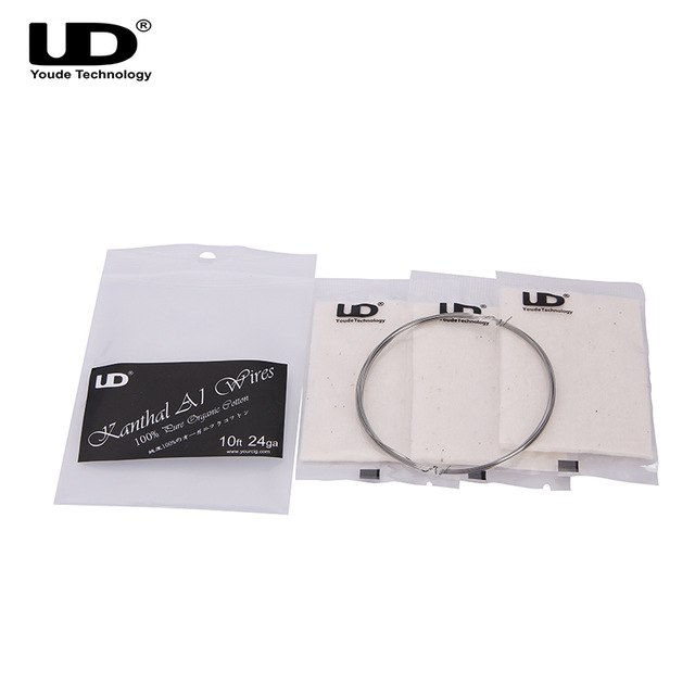 Μικρογραφία: UD Muji Organic Cotton & Wire Σύρμα & Βαμβάκι για παρασκευή αντίστασης