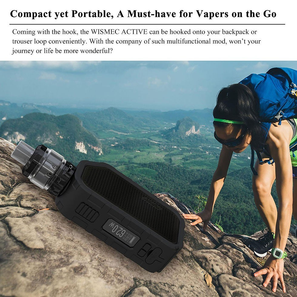 Μικρογραφία: WISMEC Active Kit Ηλεκτρονικά Τσιγάρα + 200ml Υγρά άτμισης