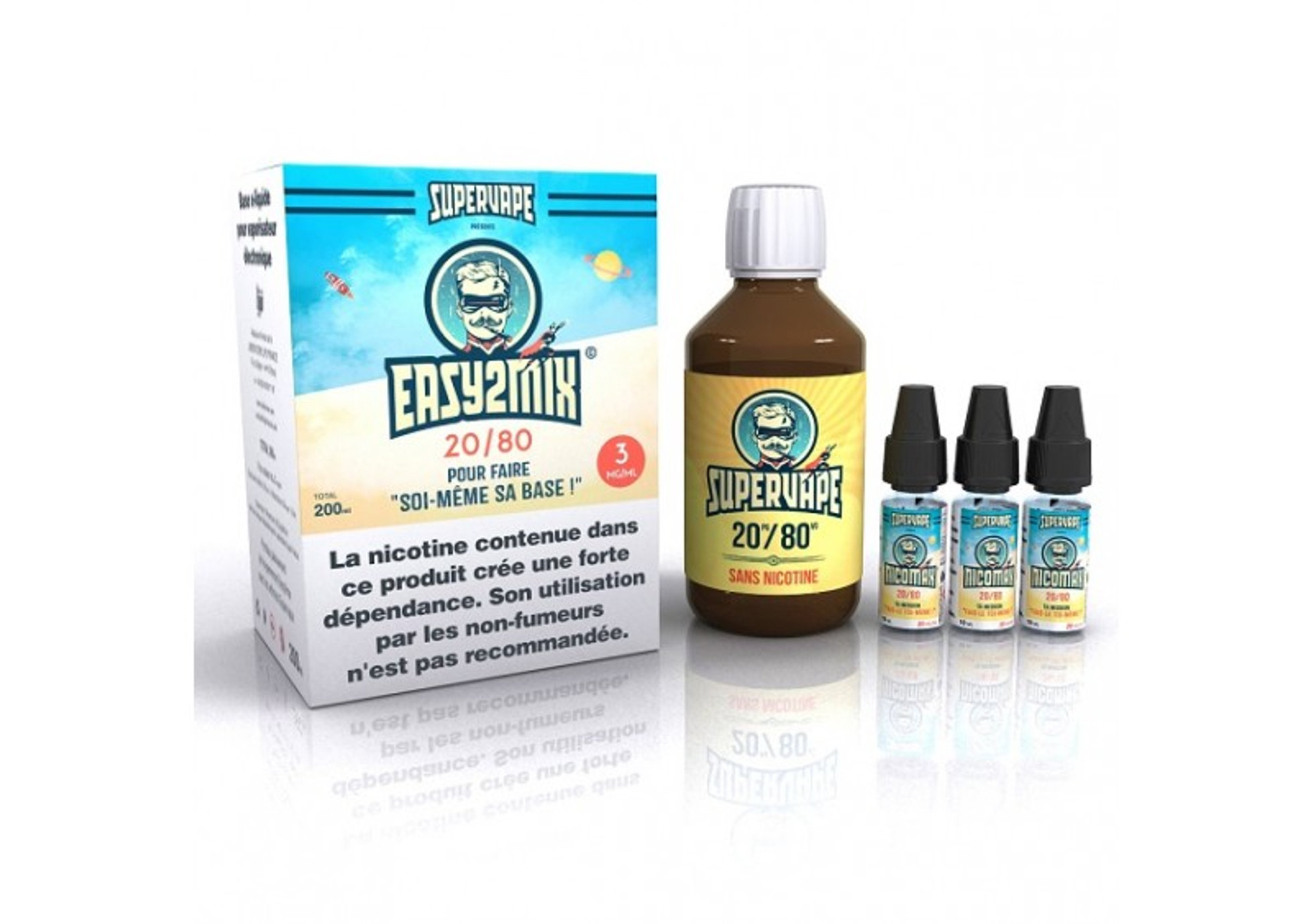 1L High PG Ατμιστική Βάση νικοτίνης / Premixed Unflavoured Eliquid