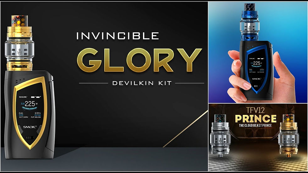 Μικρογραφία: SMOK Devilkin Kit Ηλεκτρονικό Τσιγάρο + 300ml Υγρά άτμισης