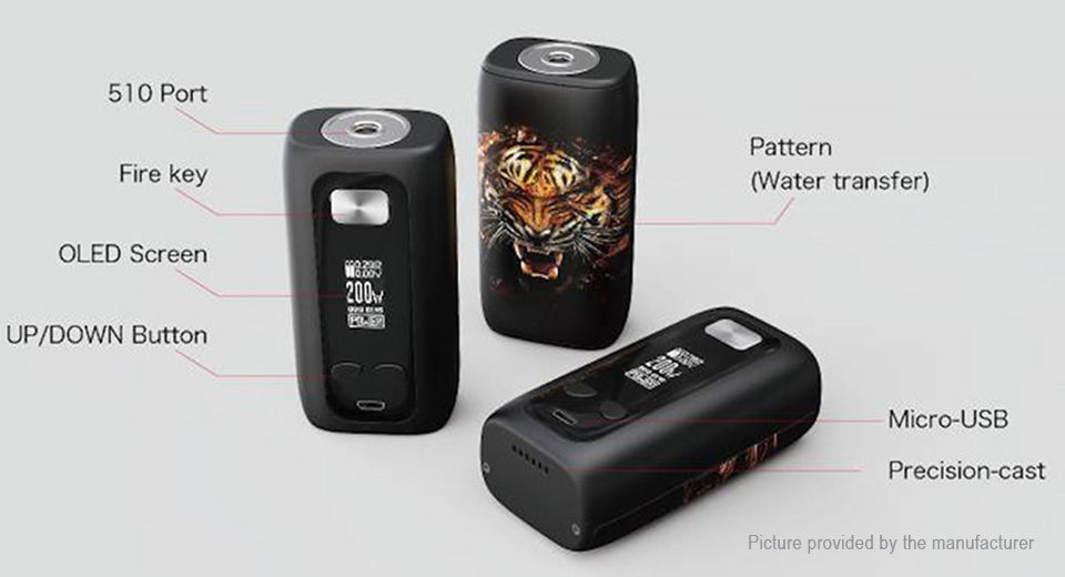 Μικρογραφία: Think Vape Thor 200W TC Mod ηλεκτρονικού τσιγάρου + 200ml Υγρά άτμισης