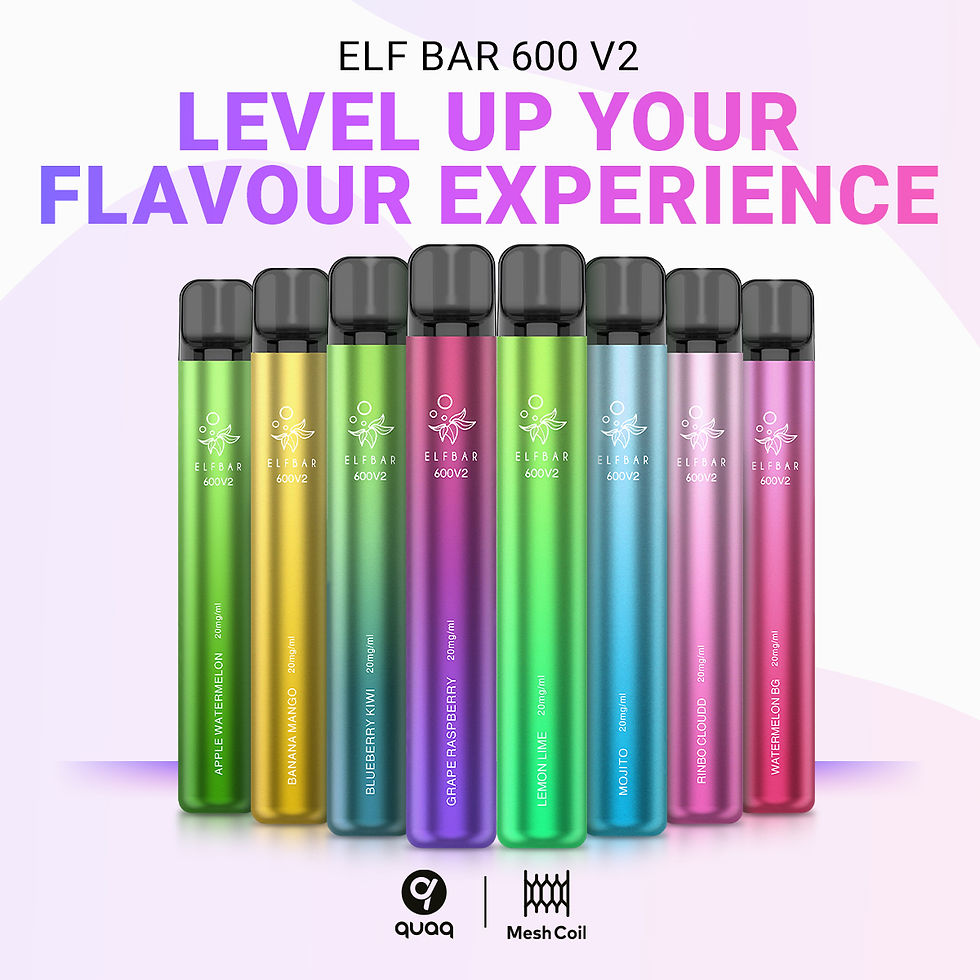 Μικρογραφία: 10 x ElfBar V2 600 puffs disposable Ηλεκτρονικά Τσιγάρα μίας χρήσης Κύπρο Ελλάδα