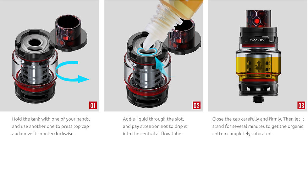 Μικρογραφία: Smok TFV12 Prince Tank ατμοποιητής
