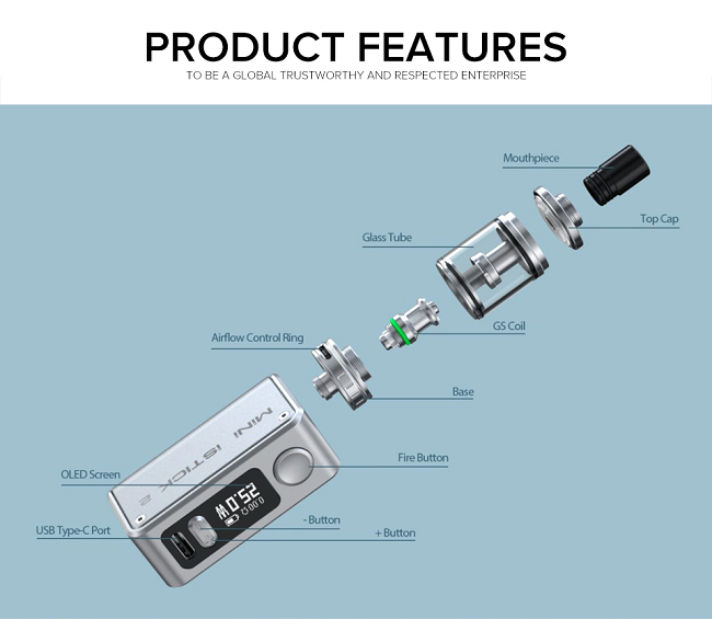 Μικρογραφία: Eleaf iStick Mini 2 Kit Hλεκτρονικό τσιγάρο + 200ml Υγρά άτμισης