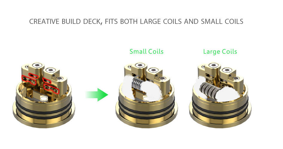 Μικρογραφία: GeekVape Peerless RDA Tank επισκευάσιμος ατμοποιητής