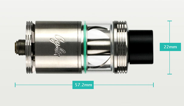 Μικρογραφία: Wismec Cylin RTA Atomizer Tank επισκευάσιμος ατμοποιητής