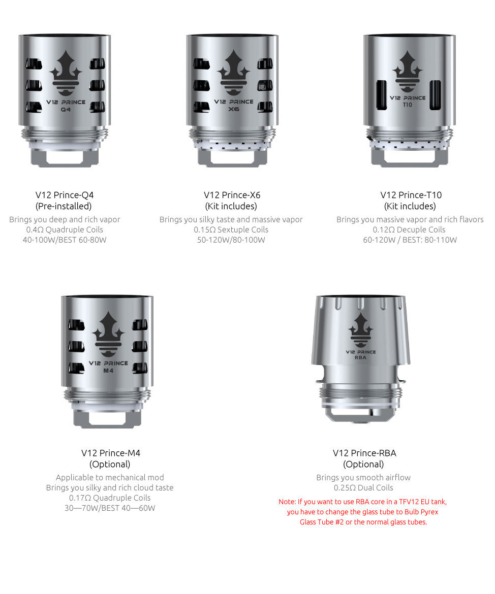 Μικρογραφία: Smok TFV12 Prince Tank ατμοποιητής (open box)