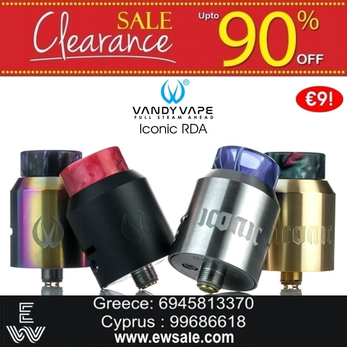 Vandy Vape Iconic RDA Ατμοποιητής ηλεκτρονικού τσιγάρου