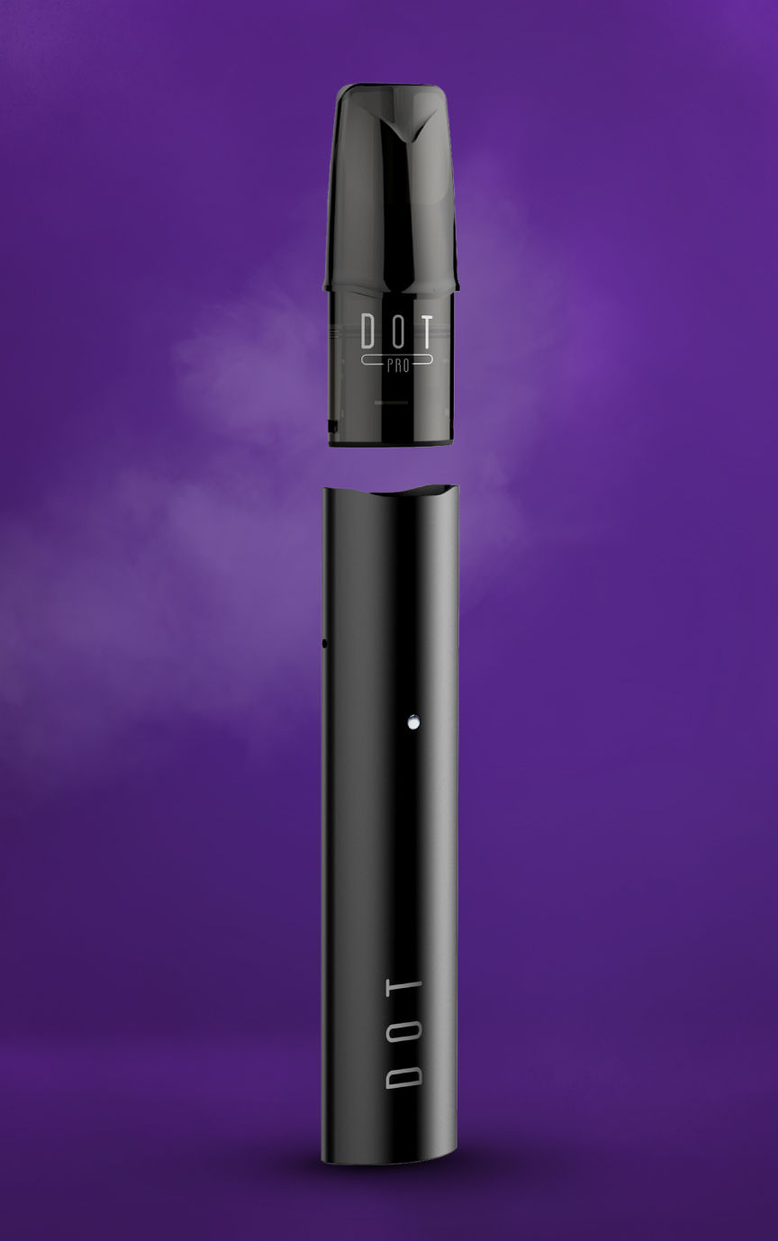 Μικρογραφία: Dot Pro E-Τσιγάρα + 3 προγεμισμένες κάψουλες Μίας Χρήσης (1800 ρουφηξιές /puffs)