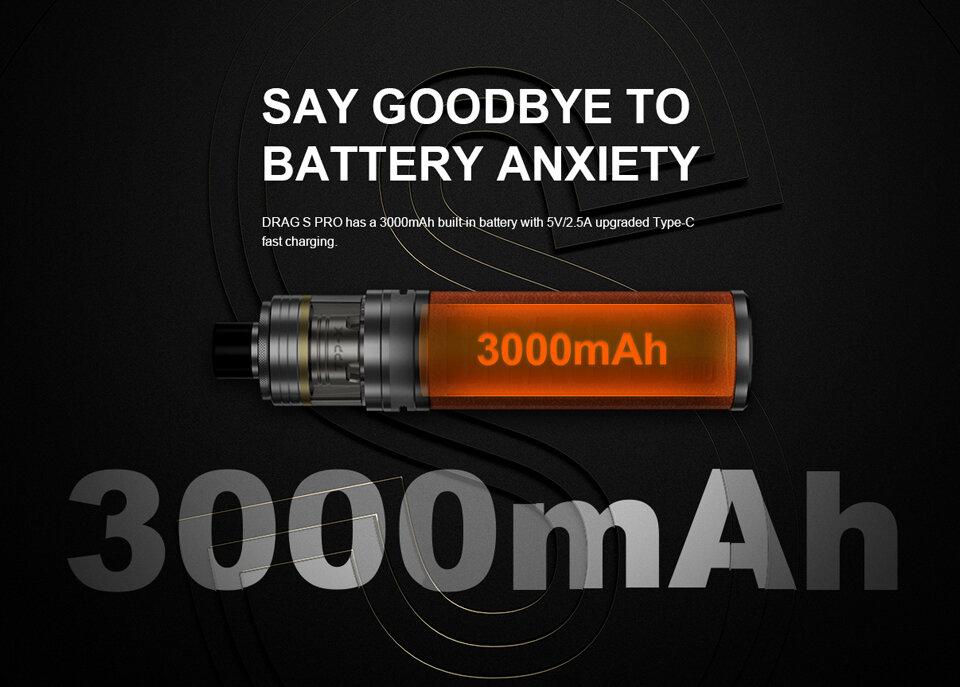 Μικρογραφία: Voopoo Drag S Pro Ηλεκτρονικά Τσιγάρα + 100 ml Υγρά άτμισης
