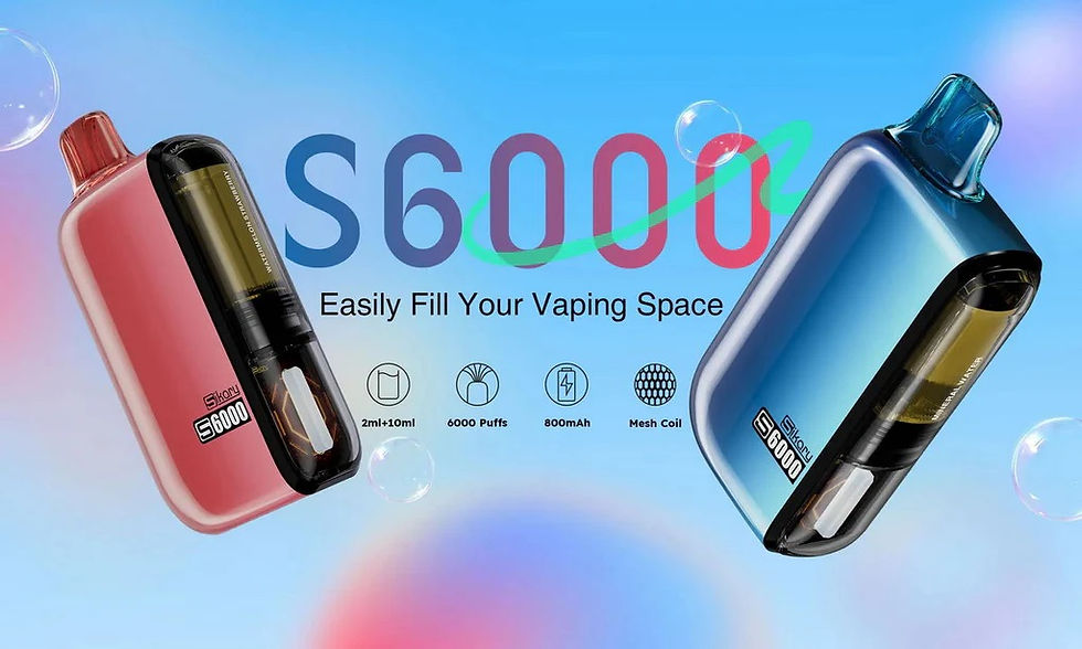 Μικρογραφία: 5 x  SKE Sikary 6000 puff E-Τσιγάρα μίας χρήσης - 30,000+ ρουφηξιές/puffs