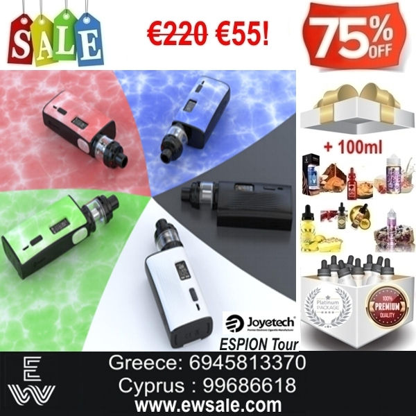 Μικρογραφία: Joyetech ESPION Tour Kit + 100ml Υγρά άτμισης