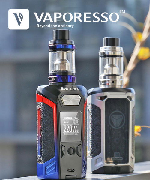 Μικρογραφία: Vaporesso Switcher + NRG Ηλεκτρονικά Τσιγάρα + 300ml Υγρά άτμισης
