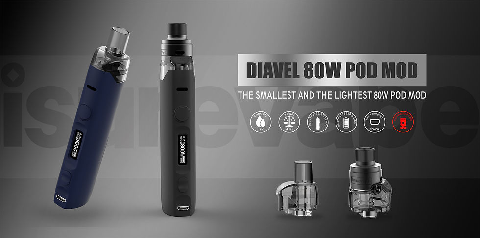 Μικρογραφία: Isurevape Diavel 80W 18650 Kit Ηλεκτρονικά Τσιγάρα + 1 x 18650
