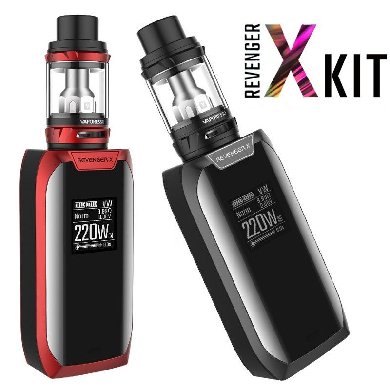 Μικρογραφία: Vaporesso Revenger X 220W kit αφής Ηλεκτρονικό Τσιγάρο +200ml Υγρά Αναπλήρωσης -