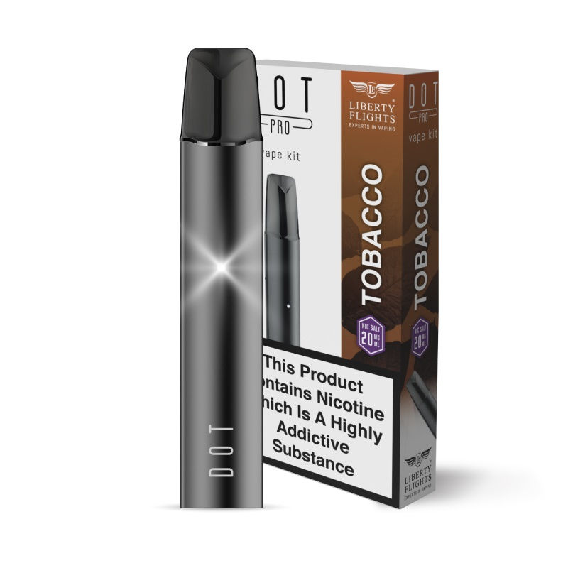 Μικρογραφία: Dot Pro E-Τσιγάρα + 3 προγεμισμένες κάψουλες Μίας Χρήσης (1800 ρουφηξιές /puffs)
