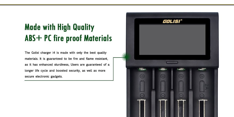 Μικρογραφία: Golisi I4 2A Smart USB Charger φορτιστής 4 μπαταριών για Ηλεκτρονικά Τσιγάρα