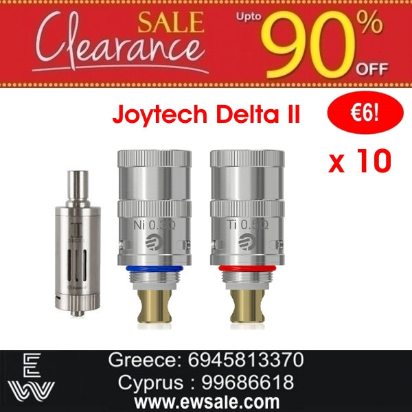 10 Joytech Delta II LVC Ni/Ti Atomizer Head(0.3ohm) κεφαλές αντίστασης