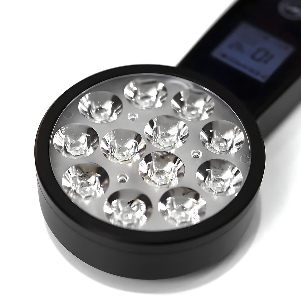 Portable red light therapy device