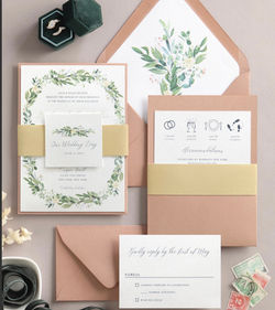 Invitation with Backside Pocket