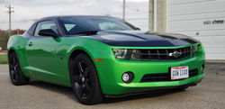 CIncy VInyl Wraps Camaro Partial Wrap  (