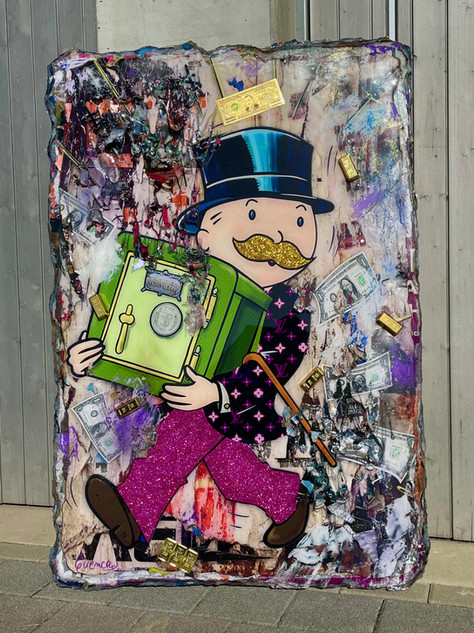 Mr. Monopoly in Switzerland (Samhart Gallery)