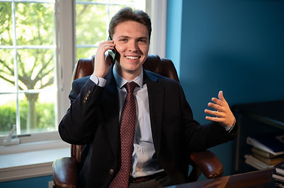 Roman Gaskey on the phone