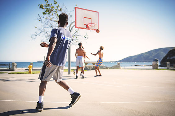 Outdoor Basketball Game