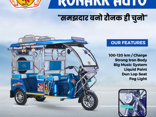 e rickshaw business model