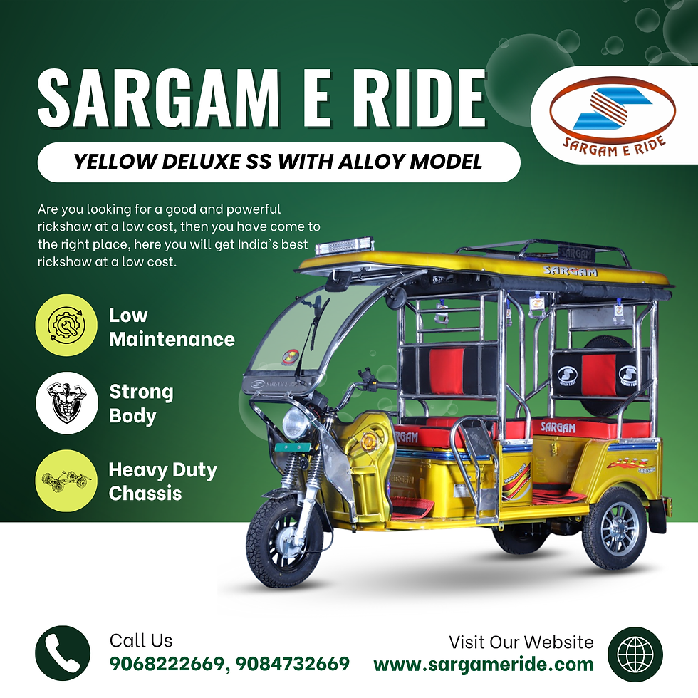 latest electric auto rickshaw