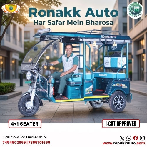 famous 4 seater e rickshaw company