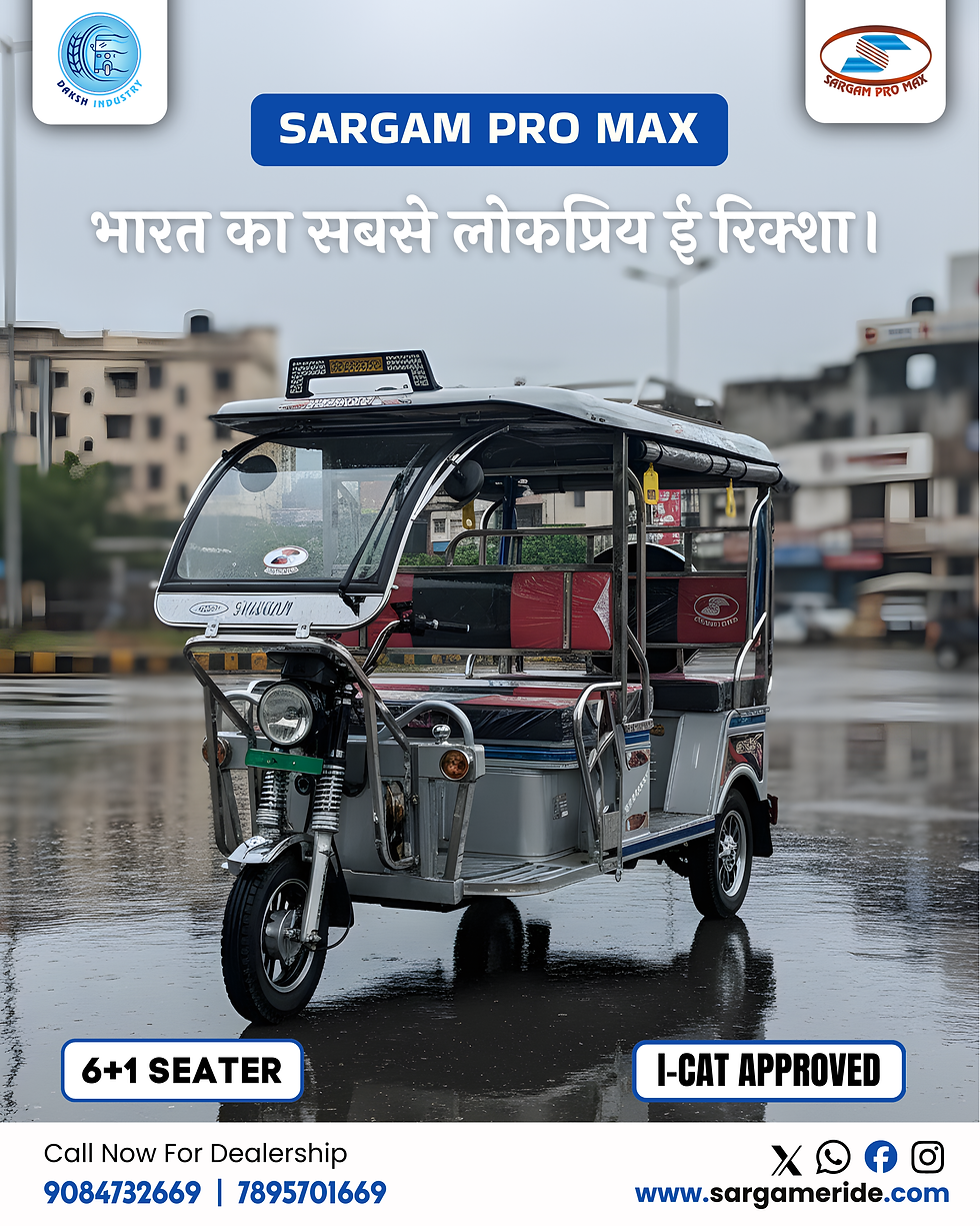 7 seater e rickshaw manufacturers in delhi ncr