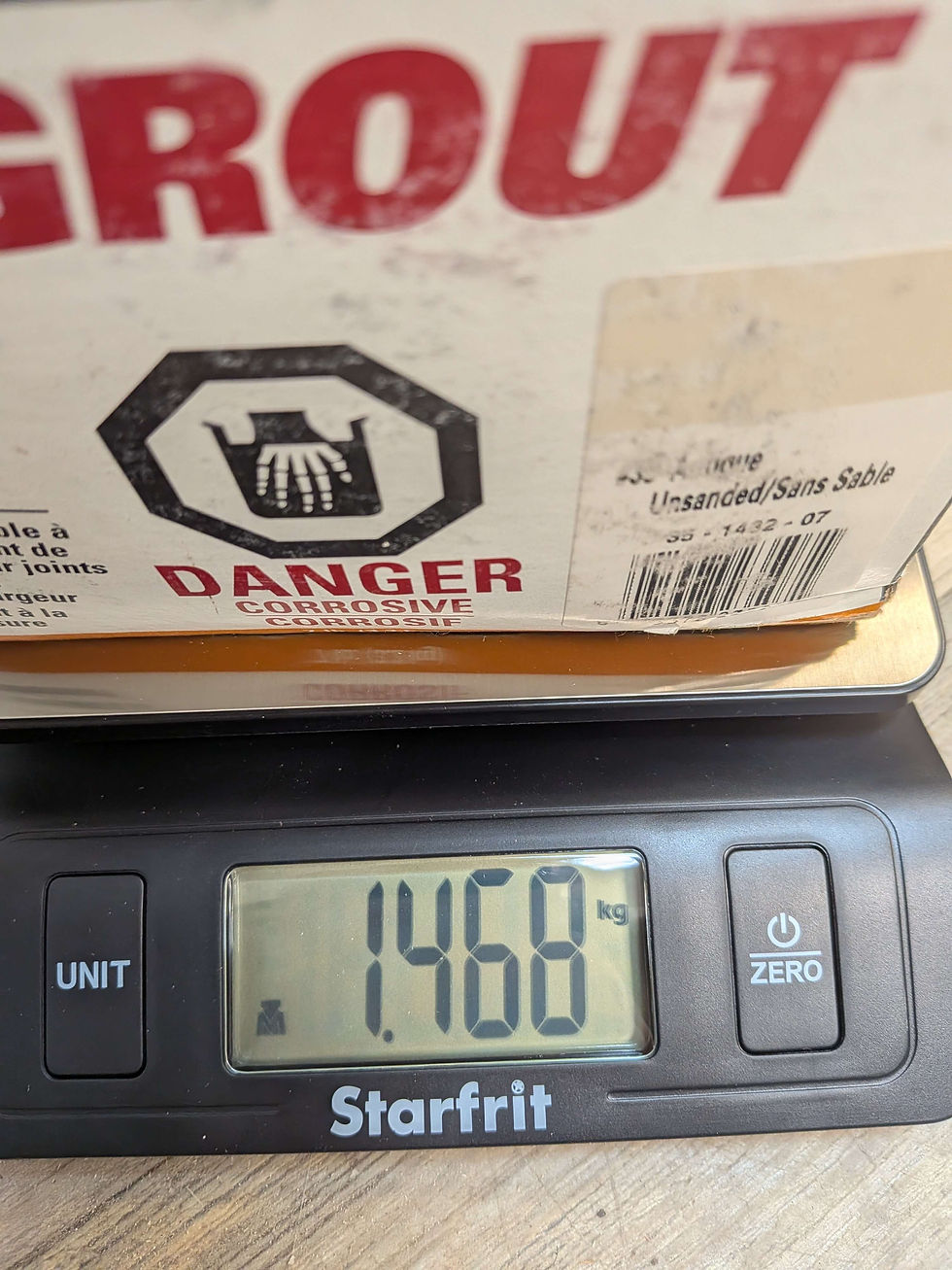 Thumbnail: Roberts 1432 Antique Unsanded Grout - Open Box (1.47kg Remaining) 