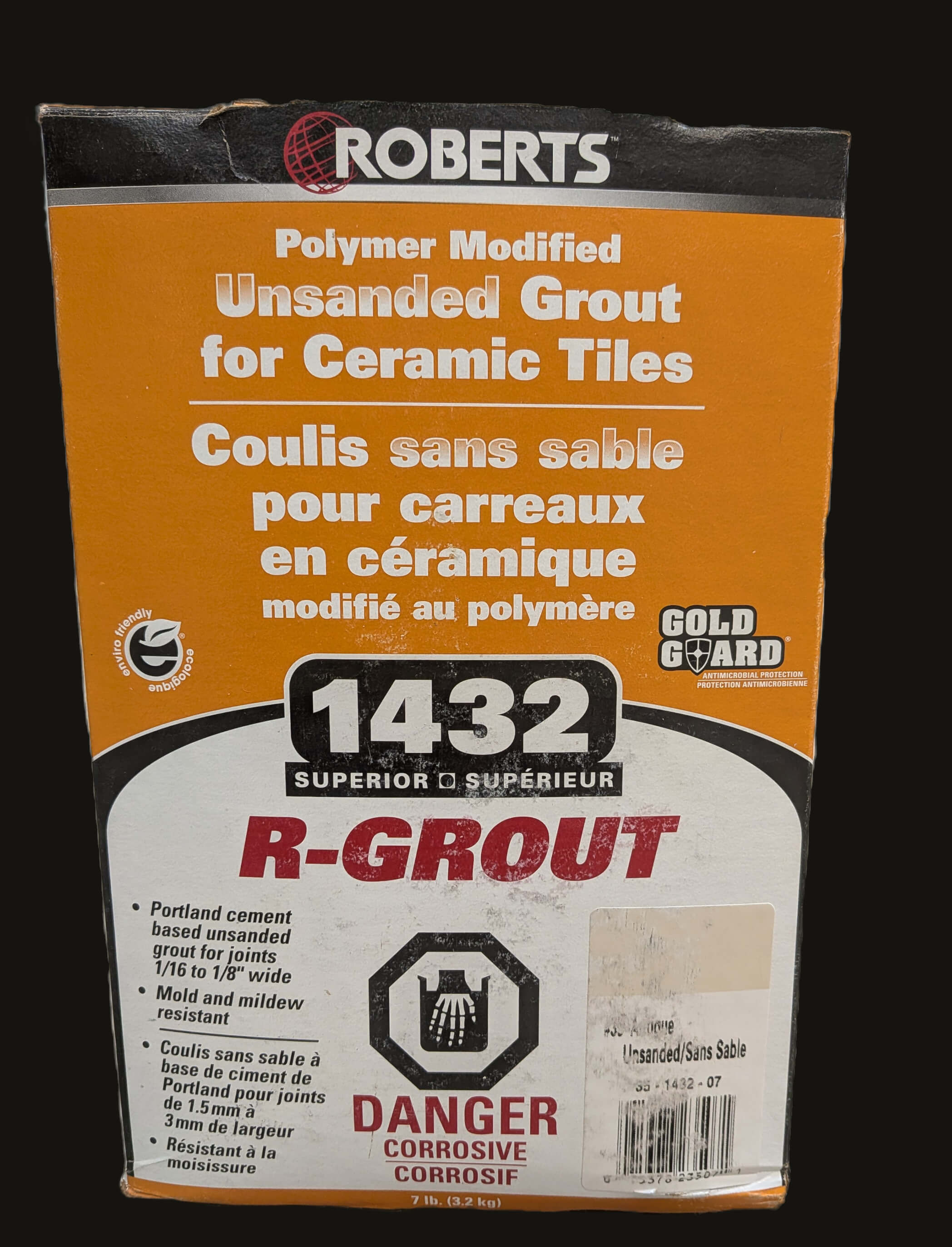 Roberts 1432 Antique Unsanded Grout - Open Box (1.47kg Remaining)