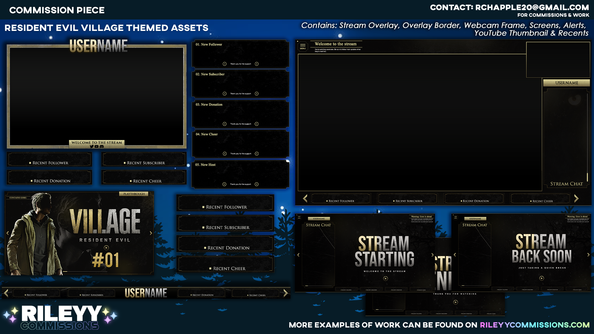 Resident Evil Village Themed Assets