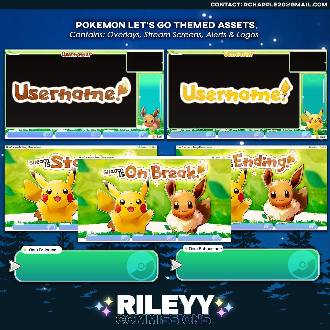 Pokemon: Let's Go Themed Assets
