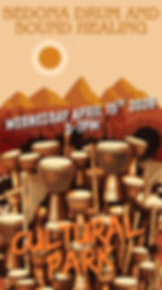 Sunset drum and sound healing