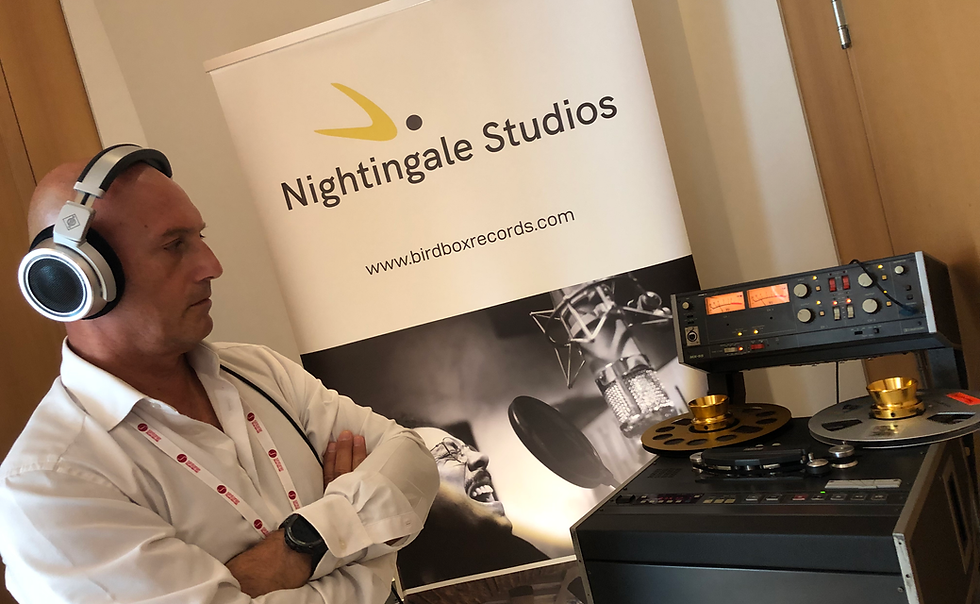 Nightingale Studios/Birdbox Records al Sintonie Audio Video Expo2023