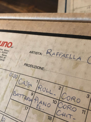 Digitization from original multitrack master tapes Raffaella Carrà