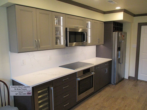 Kitchen Remodeling, Kitchen Renovation, Cabinet Installation, Flooring Installation, Crown Molding Installation, Trim Installation, Lighting Installation, Home Remodeling, Home Renovation, Contractor, Kitchen Contractor, General Contractor, Carpenter, Finish Carpenter, Master Carpenter, Creative Ideas Carpentry By Brian Tenney, Bensalem, PA, 19020, Bucks County