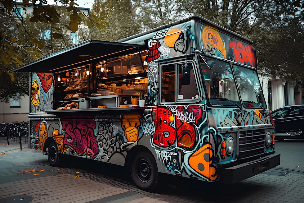 vibrant-food-truck-is-parked-side-road-offering-variety-delicious-meals-hungry-customers-f