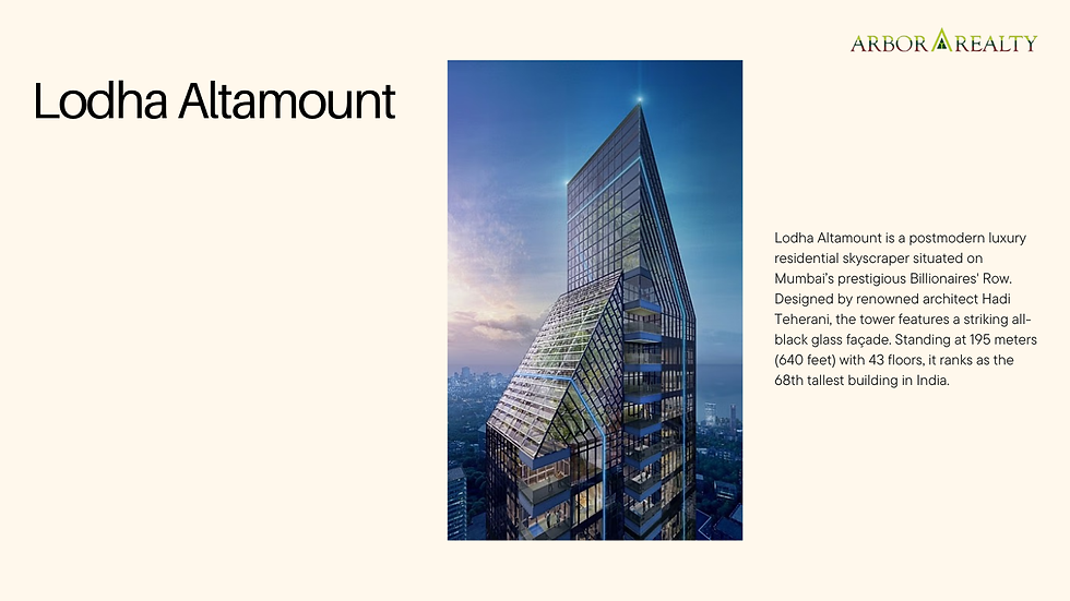 Expensive Apartments and Flats in Mumbai
