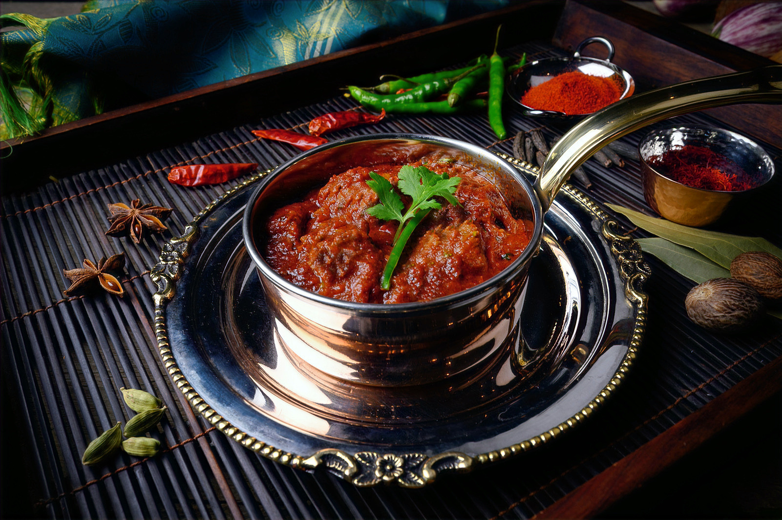 Arranged Food and Objects