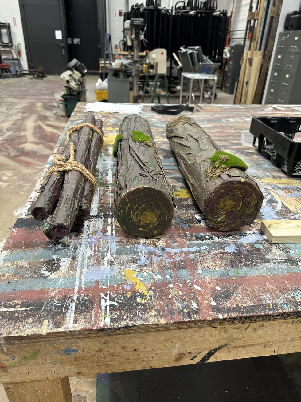 Logs and Bundle of Sticks