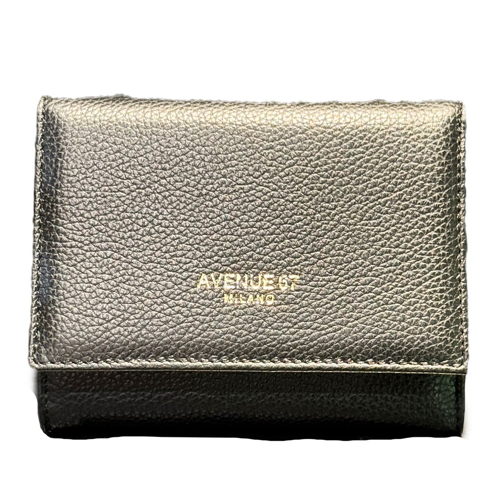 PORTAFOGLIO DONNA PICCOLO - Avenue 67 nero chiuso