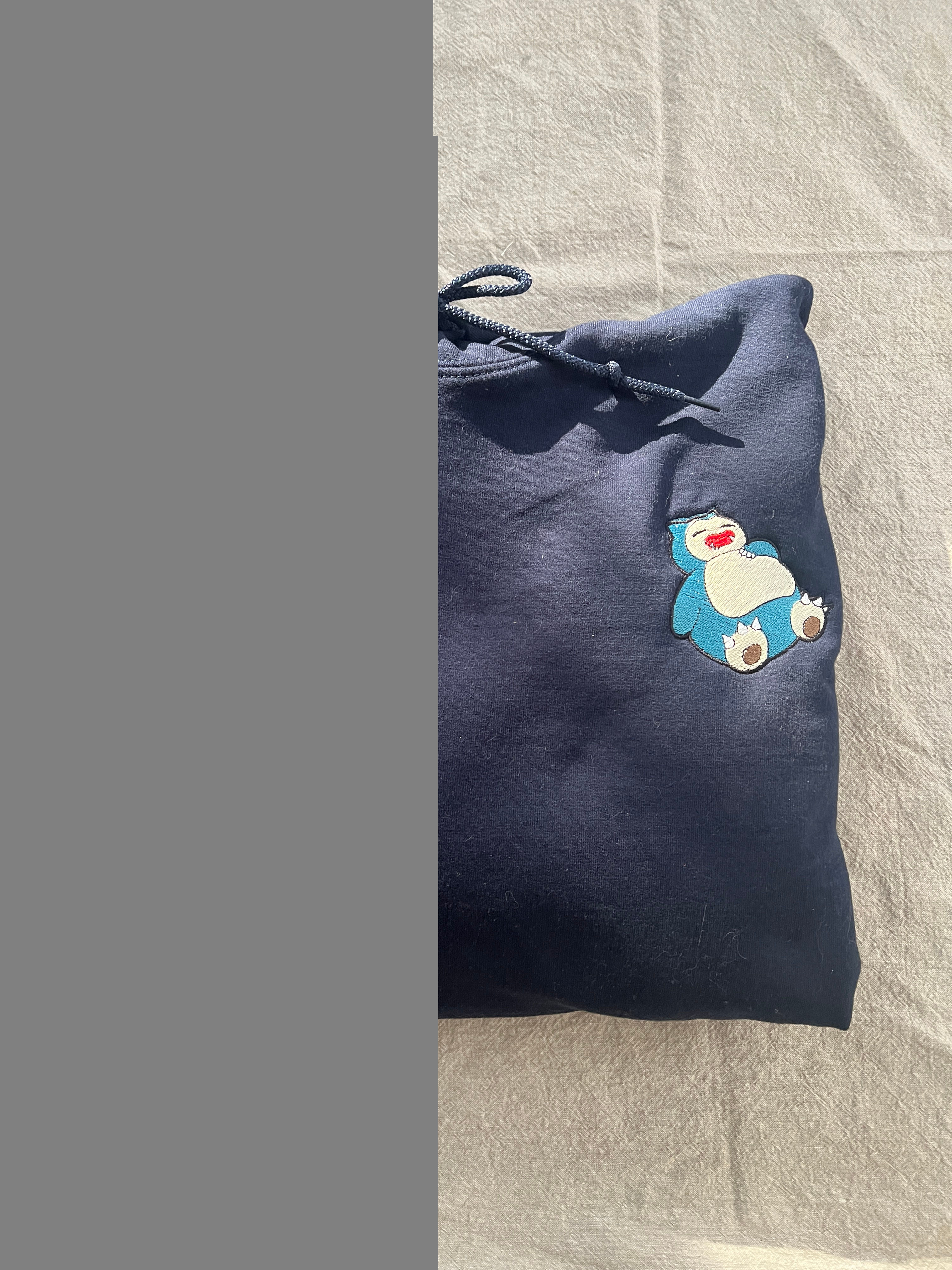 Snorlax Sweatshirt Embroidered