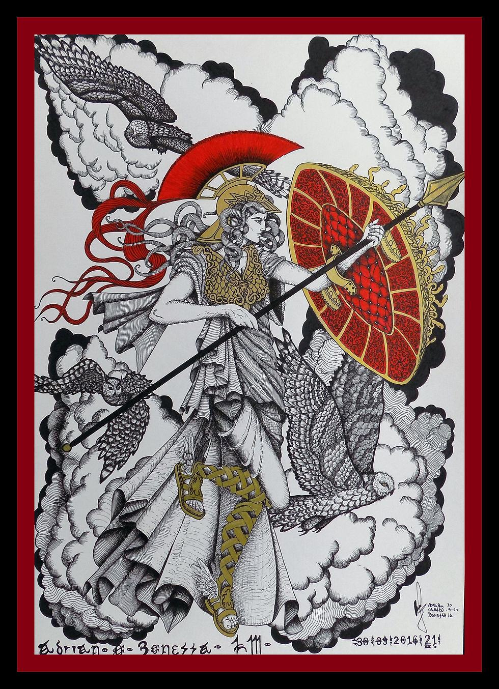 Las Gorgonas - Atenea