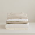 Folded clean laundry service