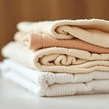 Folded towels