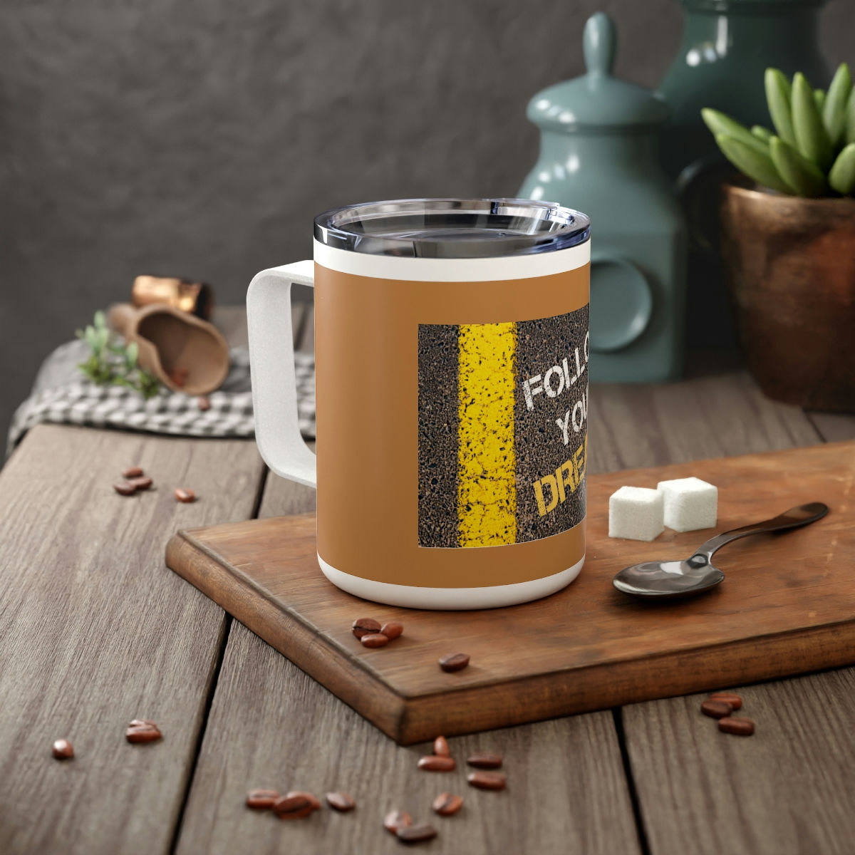 Insulated Coffee Mug, 10oz